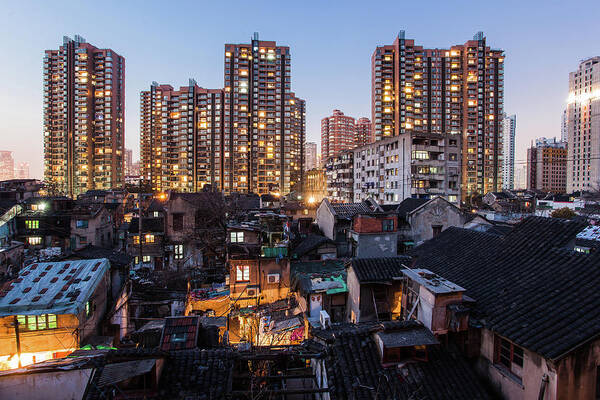 Old Town Poster featuring the photograph Old Town Of Shanghai by Shx