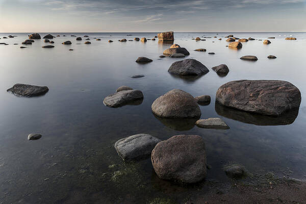 Rocks Poster featuring the photograph On The Rocks by Hans Repelnig