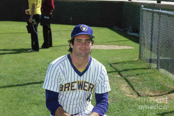 1980-1989 Poster featuring the photograph Paul Molitor Of The Milwaukee Brewers by Bettmann