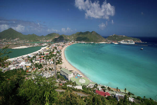 Tranquility Poster featuring the photograph Philipsburg From Above I by Photo ©tan Yilmaz