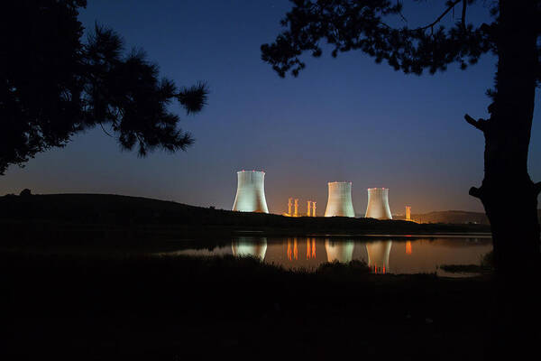 Air Pollution Poster featuring the photograph Power Station by Tolgart