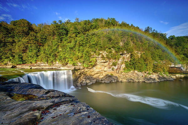 Cumberland Poster featuring the photograph Rainbow Falls by Michael Scott