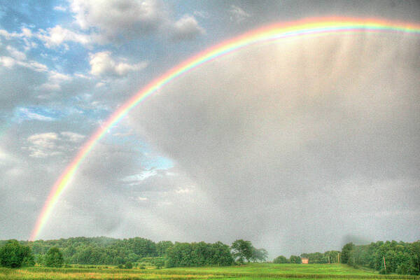 Rainbow Poster featuring the photograph Rainbow Series 2013 by Robert Goldwitz