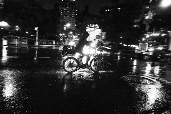 Us Poster featuring the photograph Rainy Day In Nyc by Martin Froyda