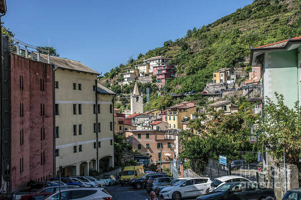 Village Poster featuring the photograph Riomaggiore, Italy c by Daniel Grats