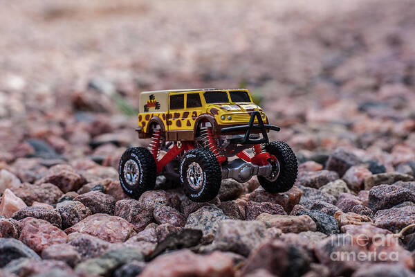 Toy Car Poster featuring the photograph Rock Crawler by Tony Baca