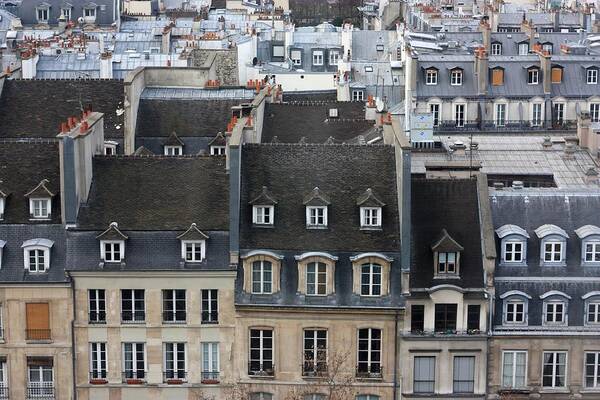 Outdoors Poster featuring the photograph Roofs Of Paris by Landscape And Urban Landscape