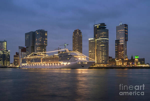 Rotterdam Poster featuring the photograph Rotterdam Cityscape No7, Holland by Philip Preston