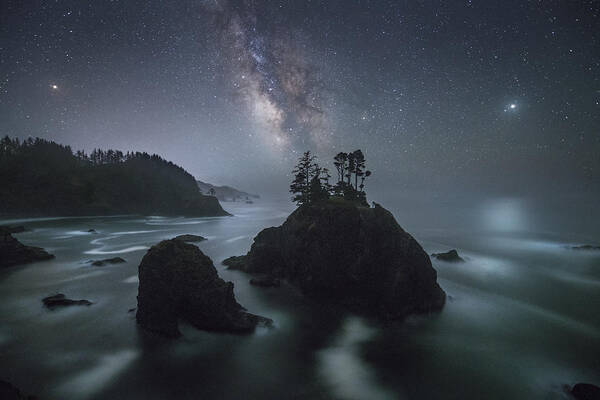 Landscape Poster featuring the photograph Secret Beach by Yan Zhang