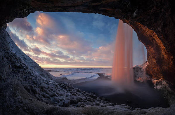 Iceland Poster featuring the photograph Seljalandsfoss by Wojciech Kruczynski