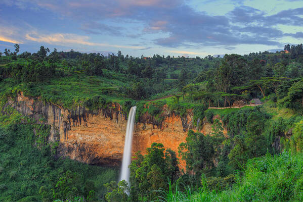 Sipi Poster featuring the photograph Sipi Falls by Peter Kennett