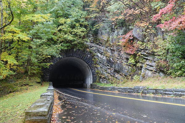 Tunnel Poster featuring the photograph Smoky Mountain Tunnel by Patricia Caron