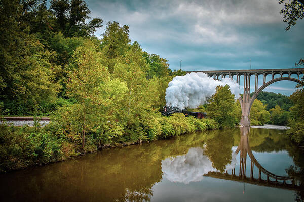 Train Poster featuring the photograph Steam Engine 765 by Michelle Wittensoldner