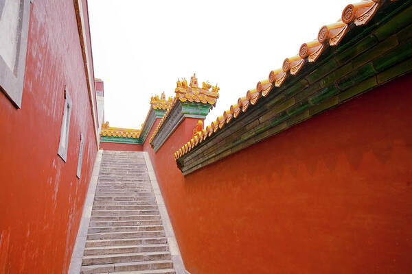 Tranquility Poster featuring the photograph Summer Palace In Beijing by Pan Hong