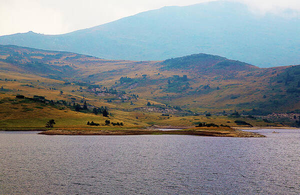 Reservoir Poster featuring the photograph That small island by Milena Ilieva