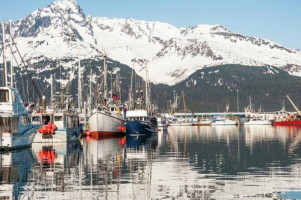 Alaska Poster featuring the photograph The Fishing fleet by Charles McCleanon