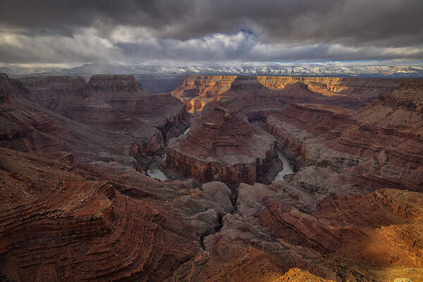Mountains Poster featuring the photograph The Grand Canyon: Lights And Shadows by Michael Zheng