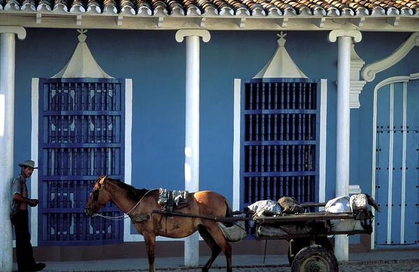 Horse Poster featuring the photograph Trinidad, Cuba - by Gerard Sioen