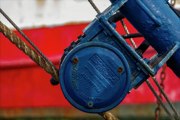 Pulley Poster featuring the photograph Troller Pullmaster Winch by Susan Candelario