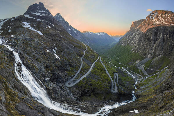 Norway Poster featuring the photograph Trollstigen by Christer Olsen