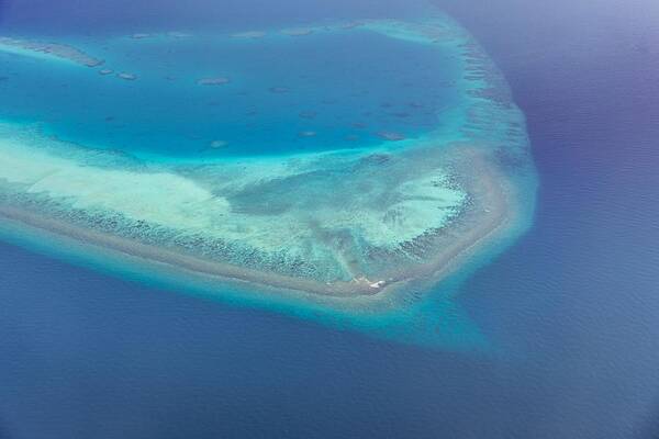 Landscape Poster featuring the photograph Tropical Islands And Atolls In Maldives by Levente Bodo