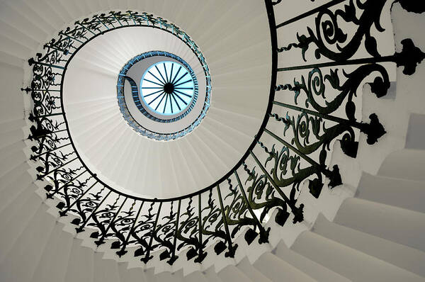 Queen's House Poster featuring the photograph Tulip Stairs by Anna Gett Photography
