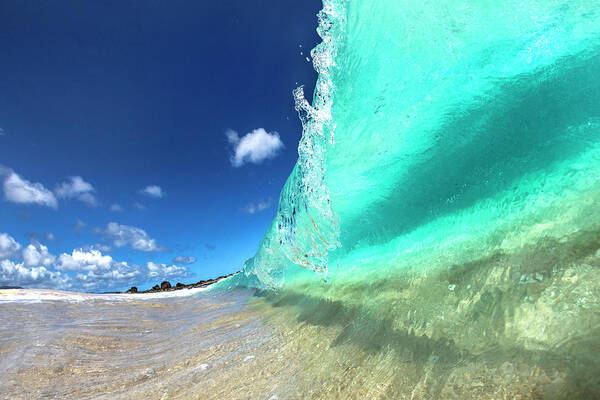 Sea Poster featuring the photograph Turquoise Treasure by Sean Davey