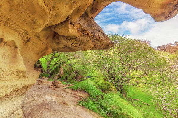 Landscape Poster featuring the photograph Vasco Caves Landscape by Marc Crumpler