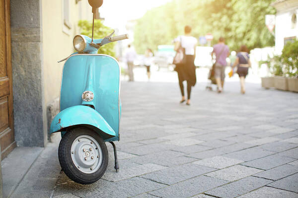 People Poster featuring the photograph Vintage Motorcycle by Massimo Merlini