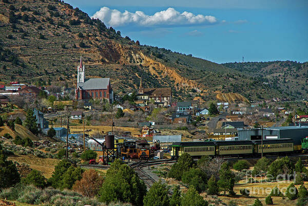 Virginia City Poster featuring the photograph Virginia City by Stephen Whalen