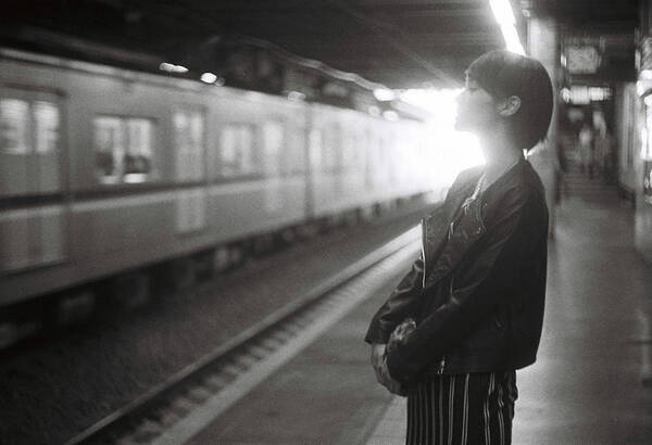 Leica Poster featuring the photograph Waiting For... by Hisa Ishida