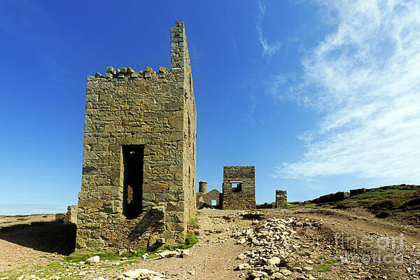 Wheal Coates Poster featuring the photograph Wheal Coates Cornwall by Terri Waters
