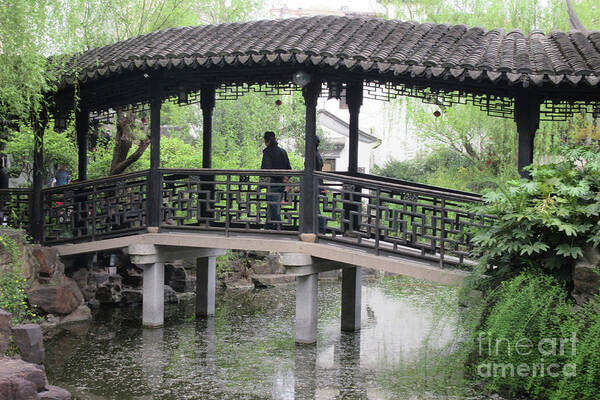 Xue Garden Poster featuring the photograph Xue Family Garden 18 by Randall Weidner