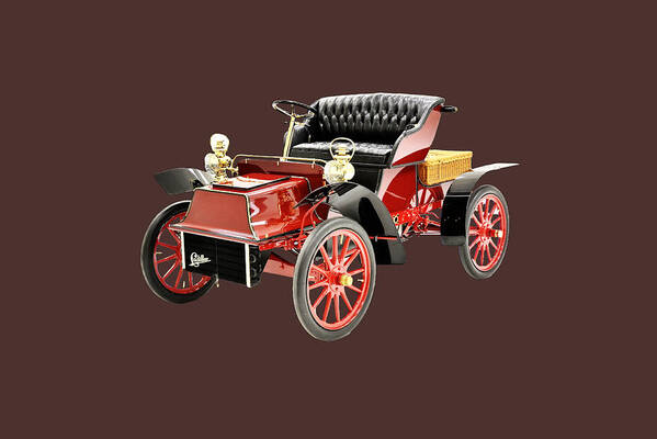 1904 Cadillac Model A Paint Poster featuring the painting 1904 Cadillac Model A by Celestial Images