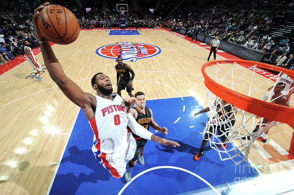 Andre Drummond Poster featuring the photograph Andre Drummond #1 by Chris Schwegler