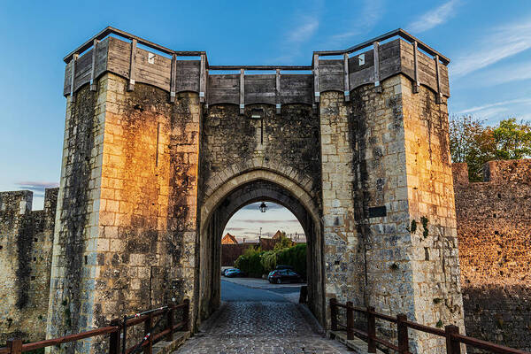 Architecture Poster featuring the photograph City wall of Provins #1 by Fabiano Di Paolo