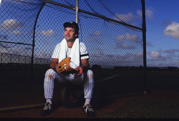 1980-1989 Poster featuring the photograph Don Mattingly by Ronald C. Modra/sports Imagery