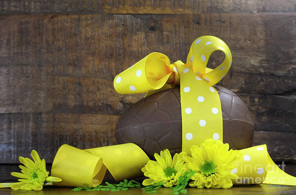 Easter Poster featuring the photograph Happy Easter still life #1 by Milleflore Images