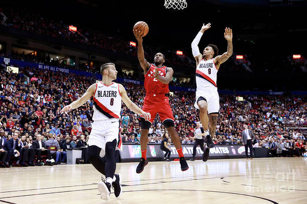 Kawhi Leonard Poster featuring the photograph Kawhi Leonard #1 by Jeff Vinnick