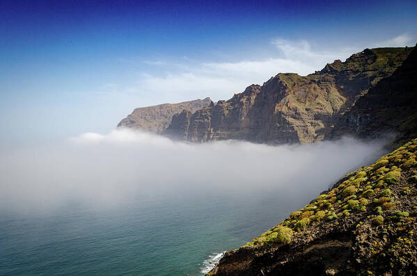 Fog Poster featuring the photograph Los Gigantes #1 by Gavin Lewis