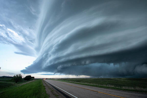 Mesocyclone Poster featuring the photograph Mesocyclone #1 by Wesley Aston