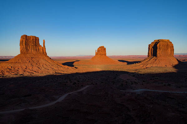 West Mitten Butte Poster featuring the photograph Monument Valley Arizona #1 by David L Moore