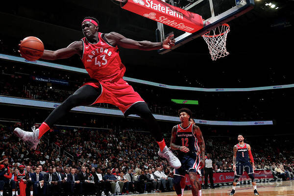 Pascal Siakam Poster featuring the photograph Pascal Siakam #1 by Ned Dishman