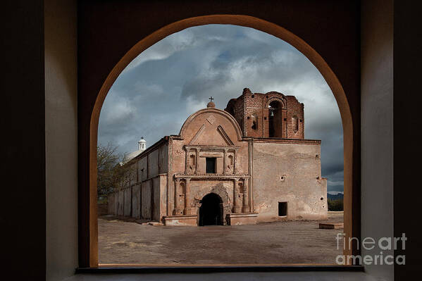 Architecture Poster featuring the photograph San Jose De Tumacacori Mission II by Sandra Bronstein