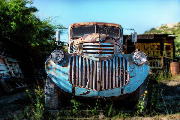 Vintage Truck Poster featuring the photograph Teeth and Rust by Carmen Kern