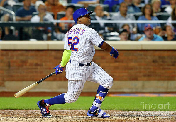 Following Poster featuring the photograph Yoenis Cespedes #1 by Jim Mcisaac