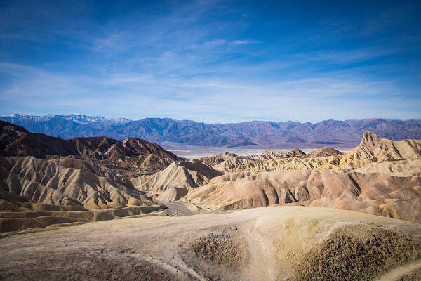 California Poster featuring the photograph Zabriskie Point Outlook #1 by Jonathan Babon