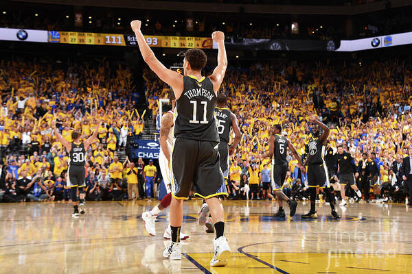 Klay Thompson Poster featuring the photograph Klay Thompson #11 by Andrew D. Bernstein