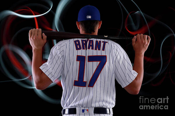 Media Day Poster featuring the photograph Kris Bryant #11 by Gregory Shamus