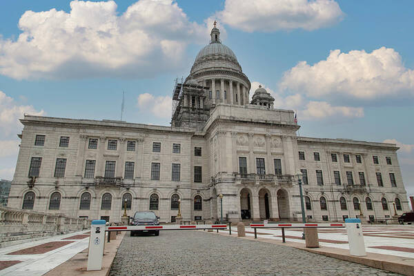 Democrats Poster featuring the photograph Rhode Island state capitol building #12 by Eldon McGraw